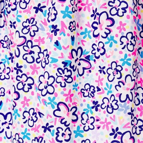 Lilly Pulitzer Womens Novella Tiered Dress Multi Fun Sun Repeat Ditsy Pockets M - Picture 3 of 6